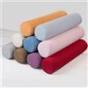 qing yun Cuscino rotondo per divano, bracciolo, cuscino cilindrico per yoga, per letto, supporto per testa/collo/lombare (10 x 55 cm, rosso)
