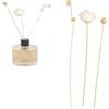 Ingrosso e Risparmio Kit 15 pz Bastoncini Diffusori in Legno Naturale di 3 Forme per Ricambio per diffusore di Profumo o di Olio Casa Ufficio Elegante Spargiessenza Profumata Riutilizzabili