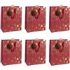 Eurowrap 202119-2C - Scintillant, Excellia, sac large 26,5x14x33 cm - PAQ DE 6
