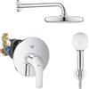 GROHE SET DOCCIA GROHE EUROSMART TEMPESTA 210 CROMATO 25219001