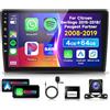 VECHTEL 4G 64G VECHTEL 9Autoradio Bluetooth per Citroen Berlingo 2015-2018/Peugeot Partner 2008-2019 Carplay Android Auto,Android 15,DSP EQ,1280 * 720,Wifi GPS,Mirror link,RDS/FM Radio con Retrocamera AHD