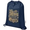Sacca con cordoncino in materiale riciclato GRS da 140 g/m² Oregon Blend - 5L personalizzate o neutre