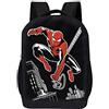 MARVEL COMICS CLASSIC AVENGERS BACKPACK - MARVEL BLACK AVENGERS 18 INCH AIR MESH PADDED BAG (Avengers - Michael Cho Spiderman)