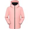 Kobilee Giacca Sci Donna in Pile Impermeabile Giubbotto Nera Giubbino Giacca Invernale Parka Montagna Antivento Giacche da Sci Giacca Snowboard Trekking Giacca Neve Cappotto Softshell