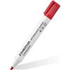 STAEDTLER PENNARELLO LUMOCOLOR 351 ROSSO P.TONDA PER LAVAGNE CANCELLABILI