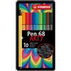 STABILO SCATOLA METALLO 10 PENNARELLI PEN 6810 STABILO