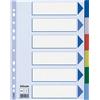 ESSELTE Separatore neutro in PPL 6 tasti colorati f.to A4 ESSELTE