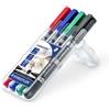 STAEDTLER BUSTA 4 PENNARELLI LUMOCOLOR DUO PERMANENT 348 F/M