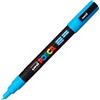 UNI MITSUBISHI Marcatore UNI POSCA PC3M p.fine 0,9-1,3mm azzurro UNI MITSUBISHI