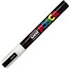 UNI MITSUBISHI Marcatore UNI POSCA PC3M p.fine 0,9-1,3mm bianco UNI MITSUBISHI