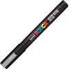 UNI MITSUBISHI Marcatore UNI POSCA PC3M p.fine 0,9-1,3mm argento UNI MITSUBISHI