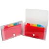 EXACOMPTA CLASSIFICATORE A 6 TASCHE 11x18cm IN PPL CRYSTAL