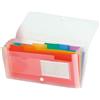 EXACOMPTA CLASSIFICATORE A 7 TASCHE 14x26cm IN PPL CRYSTAL