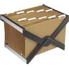 BERTESI SUPPORTO PER CARTELLE SOSPESE LUXOR CON 10 CARTELLE 39cm AVANA