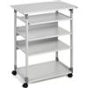 DURABLE PC WORKSTATION SYSTEM 75 VH GRIGIO