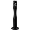 MEDIALINTERNATIONAL Portacenere a colonna H100cm in acciaio nero