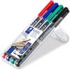 STAEDTLER BUSTA 4 PENNARELLI LUMOCOLOR PERMANENT 317 M 1.0MM