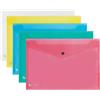 KING MEC BUSTA CON BOTTONE PULL COLORATA 21X29.7CM (Conf.5)