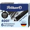 PELIKAN SCATOLA 6 CARTUCCE INCHIOSTRO TP/6 NERO PELIKAN 4001 (0ATM04)