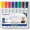 STAEDTLER BUSTA 8 PENNARELLI LUMOCOLOR 351 STAEDTLER PER LAVAGNE CANCELLABILI