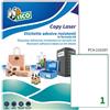 TICO Poliestere adesivo PC4 trasparente 100fg A4 210x297mm (1et/fg) laser Tico