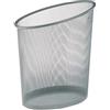 ALBA Cestino gettacarte 18lt MESH in rete metallica argento ALBA