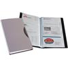 FELLOWES PORTABIGLIETTI VISITA 120 TASCHE SILVER C/CUSTODIA