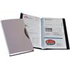 FELLOWES PORTABIGLIETTI VISITA 240 TASCHE SILVER C/CUSTODIA