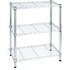 SERENA GROUP LIBRERIA 3 RIPIANI IN ACCIAIO CROMATO 36x60cm - H75cm ARCHIMEDE LIGHT