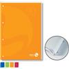 BM BLOCCO NOTES COLLATO lato lungo A4 4fori 90gr 50fg 1rigo cop.250gr BM (Conf.10)