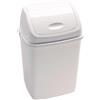 MEDIALINTERNATIONAL Pattumiera a basculante 35Lt Rif Basic Bianco