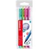 STABILO Astuccio 4 pennarelli Point Max punta 0,8mm azzurro/verde/rosa/viola Stabilo