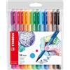 STABILO Astuccio 12 pennarelli Point Max punta 0,8mm colori assortiti Stabilo