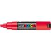 UNI MITSUBISHI Marcatore UNI POSCA PC8K p.scalpello 8mm rosso UNI MITSUBISHI