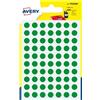 AVERY Blister 490 etichetta adesiva tonda PSA verde Ø8mm Avery