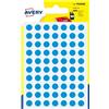 AVERY Blister 490 etichetta adesiva tonda PSA blu Ø8mm Avery