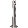 MEDIALINTERNATIONAL Portacenere a colonna H100cm in acciaio inox