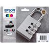 EPSON CONF. 4 CARTUCCE INK 1 COLORE PER SERIE 35XL LUCCHETTO