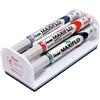 PENTEL Set 4 marcatori Maxiflo MWL5S 4mm assort. + cancellino Pentel