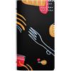 STILCASA PortamenU' F.to 18x31,6cm Linea Spaghetti - nero (Conf.3)