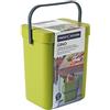 PERFETTO Pattumiera GINO per rifiuti organici verde 5 lt Perfetto