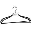 King Collection Set 2 grucce antiscivolo nero 42x0,6cm