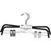 King Collection Set 2 grucce antiscivolo gonna/pantalone nero 37x0,6cm