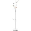 ALBA Appendiabiti a 5 posti 175cm bianco/legno chiaro Festival BC Alba