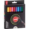 UNI MITSUBISHI Astuccio 10 marcatore Uni Posca Pen PC1M p. extra fine 0.7mm col.ass. UNI