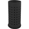 STILCASA Portaombrelli forato 21L in acciaio nero Stilcasa
