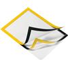 DURABLE Cornice espositiva adesiva Duraframe® A4 21x29,7cm giallo DURABLE (Conf.2)