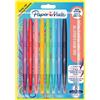 PAPERMATE Astuccio 8 colori Flair Dual tip pennarello punta media/brush Papermate