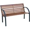Solaria Panchina da esterno solaria piccadilly in ferro 2 posti 122x67x72 cm