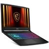 MSI Katana 15 HX B14WFK-495IT, Notebook Gaming 15.6 FHD 144Hz, Intel Core i9-14900HX, Nvidia RTX 5060 8GB GDDR7, 1TB SSD PCIe4, 16GB RAM DDR5 5600MHz, WiFi 6E, Win 11 Home [Layout e garanzia ITA]